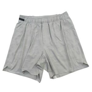 Lululemon Shorts Mens Medium Gray Fast Free Mesh Lined Camo Training Running Gym